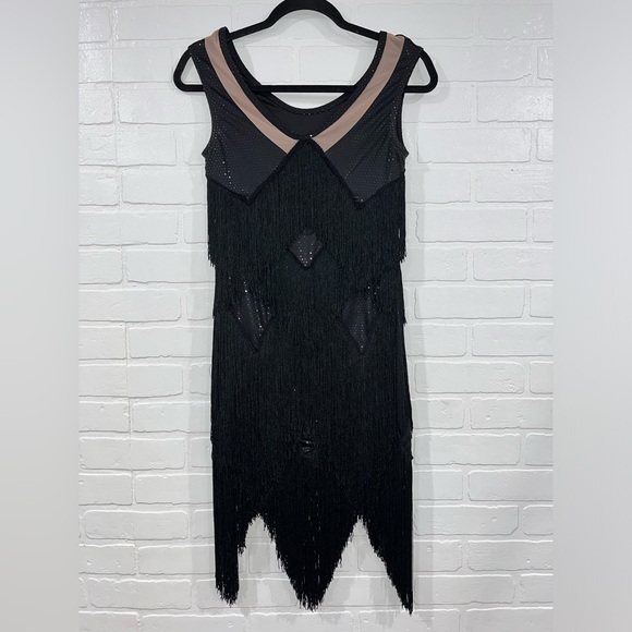 Weissman’s Flapper Costume Dance Dress 🖤💃🏻 - Picture 1 of 15